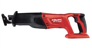 Sierra de sable a batería SR 4-A22 + 1 batería B22 V/5.2 Amp + 1cargador